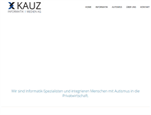 Tablet Screenshot of kauz.ch